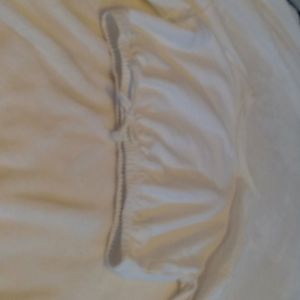 White cropped hoodie